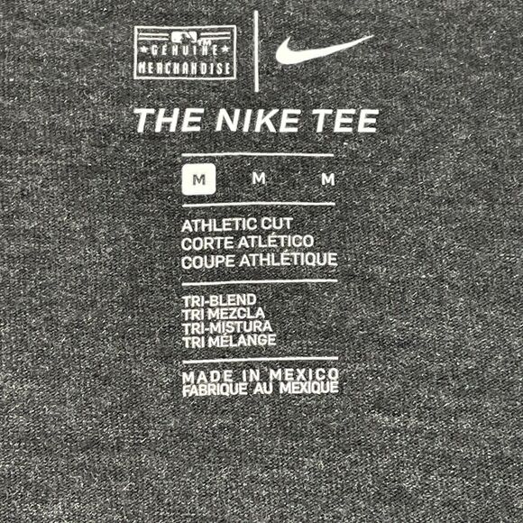 Nike St Louis Cardinals Shirt Womens Medium Athletic Cut MLB Baseball Grey Med - Picture 3 of 9